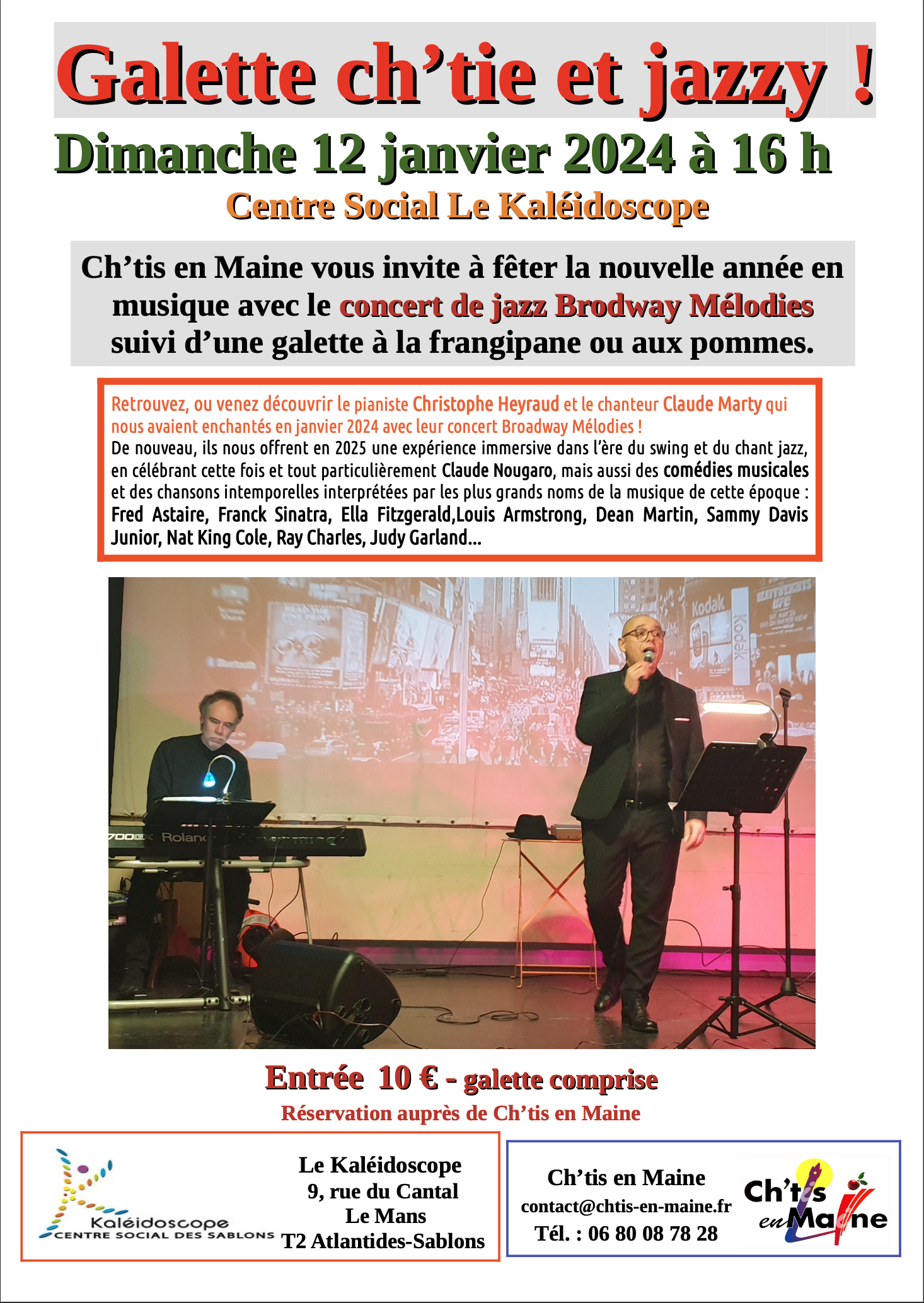 Concert Broadway Mélodies janvier 2025